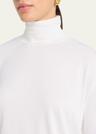 the knit boxy turtleneck top