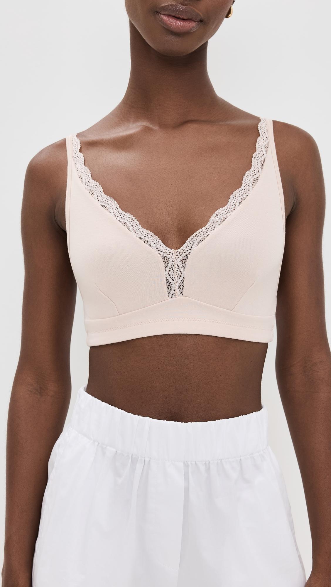 the lace plunge bralette