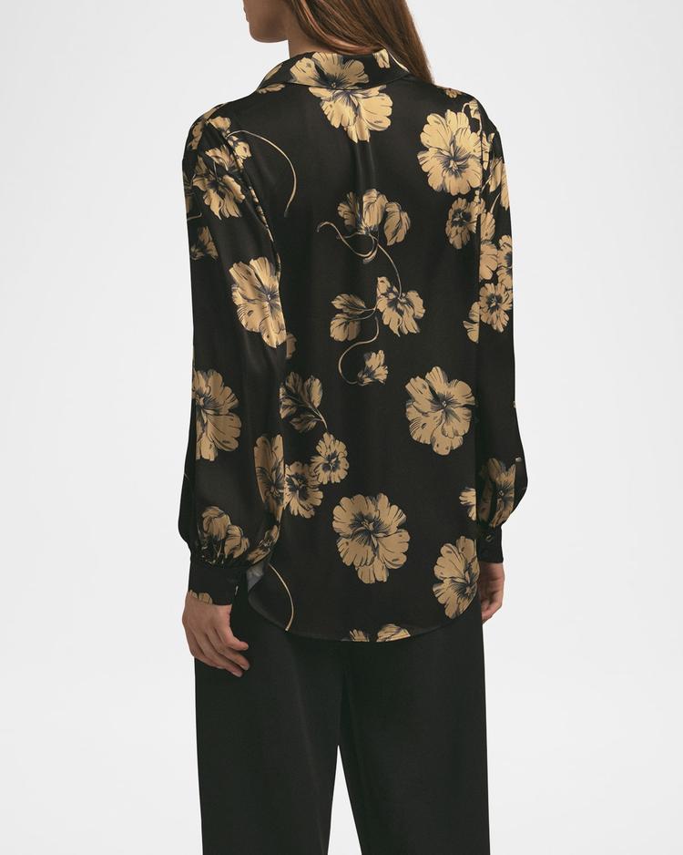 the lanie button-front blouse