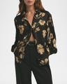 the lanie button-front blouse