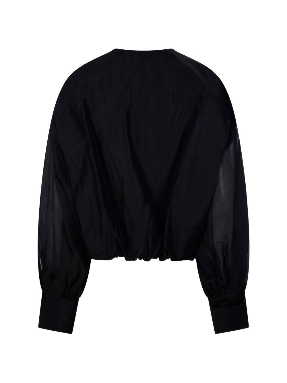 the latest shirts black fabric - women