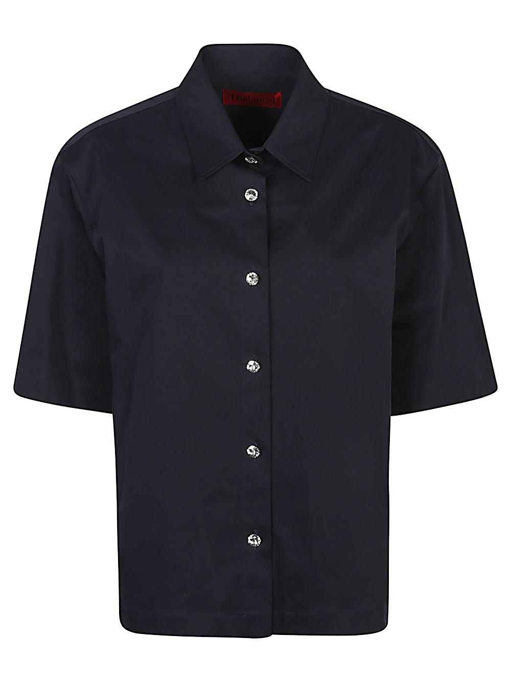 the latest shirts blue cotton elastane - women