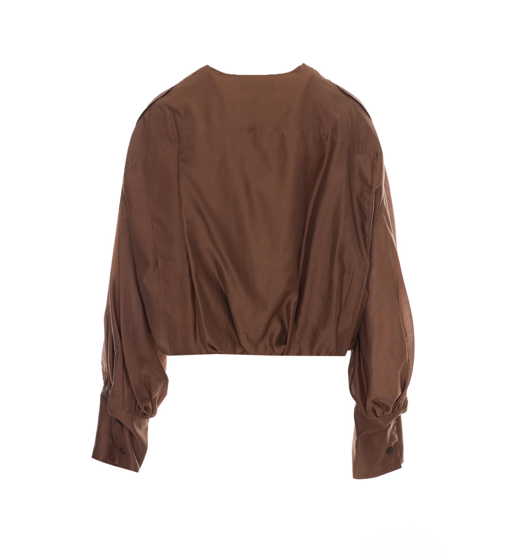 the latest shirts brown lyocell - women