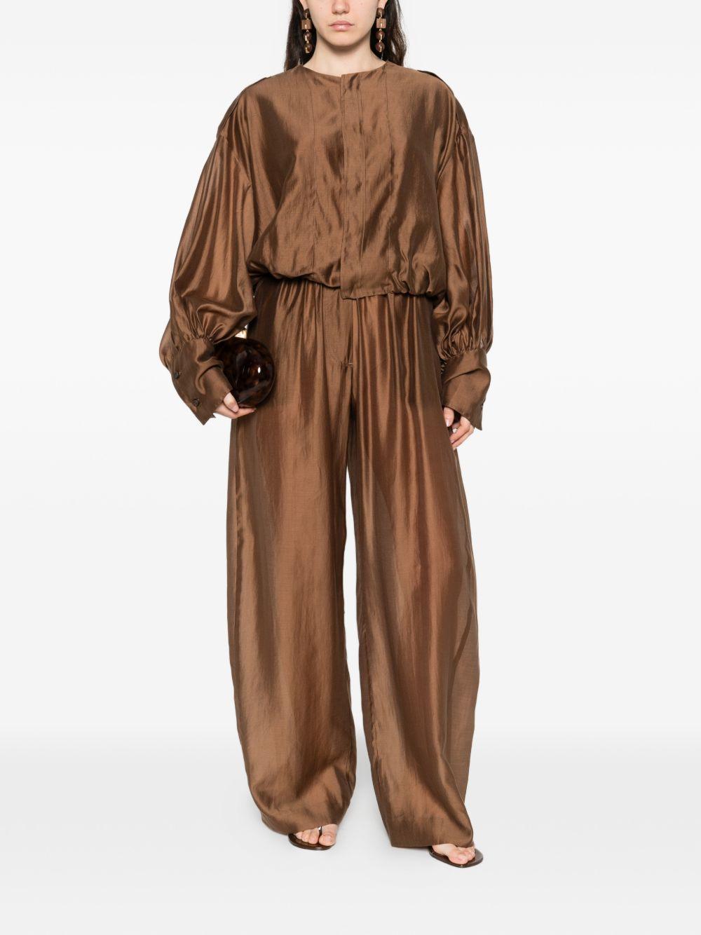 the latest shirts brown lyocell - women