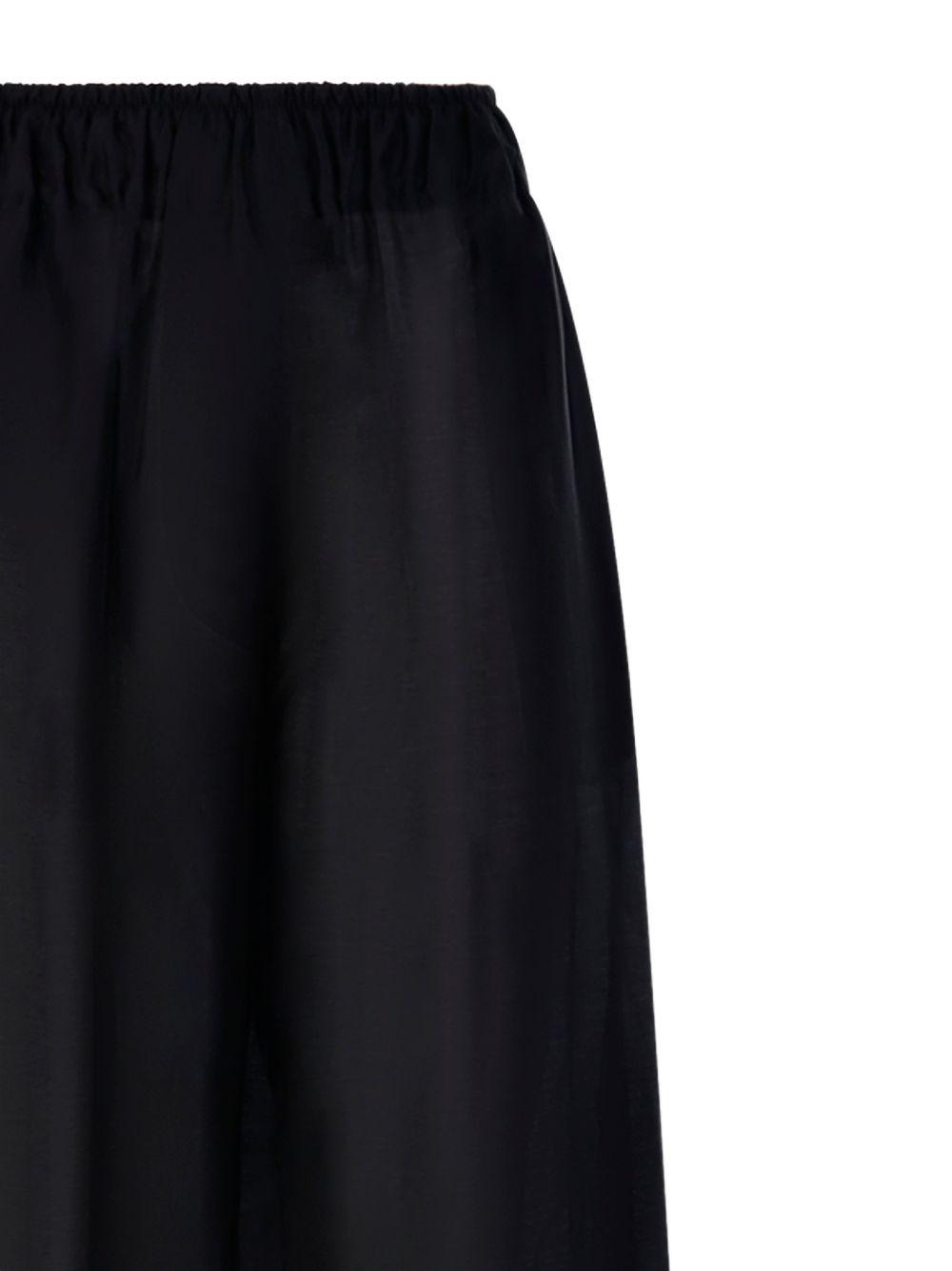 the latest trousers black lyocell - women