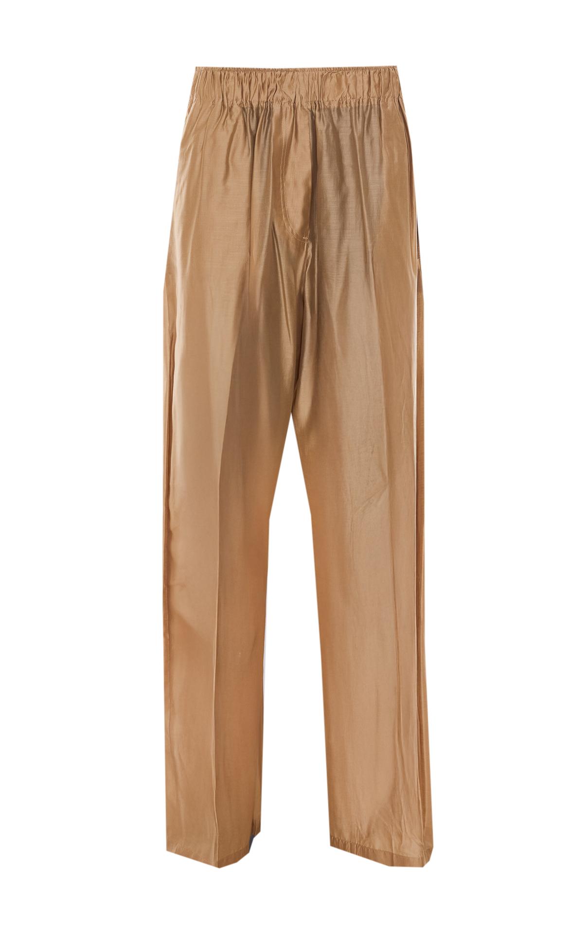 the latest trousers brown lyocell - women