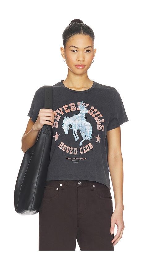 the laundry room beverly hills rodeo club perfect tee in black.