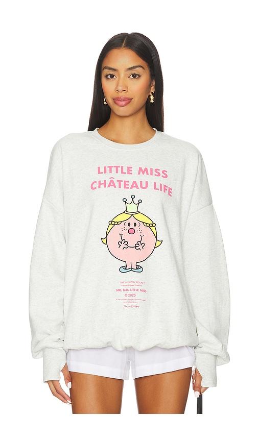 the laundry room little miss chateau life sweatshirt in ivory.