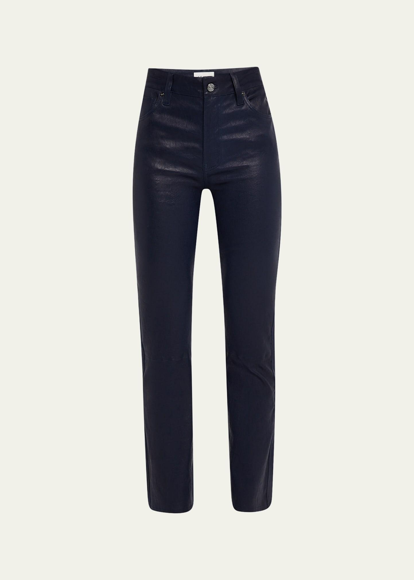 the leather reboot crop jeans