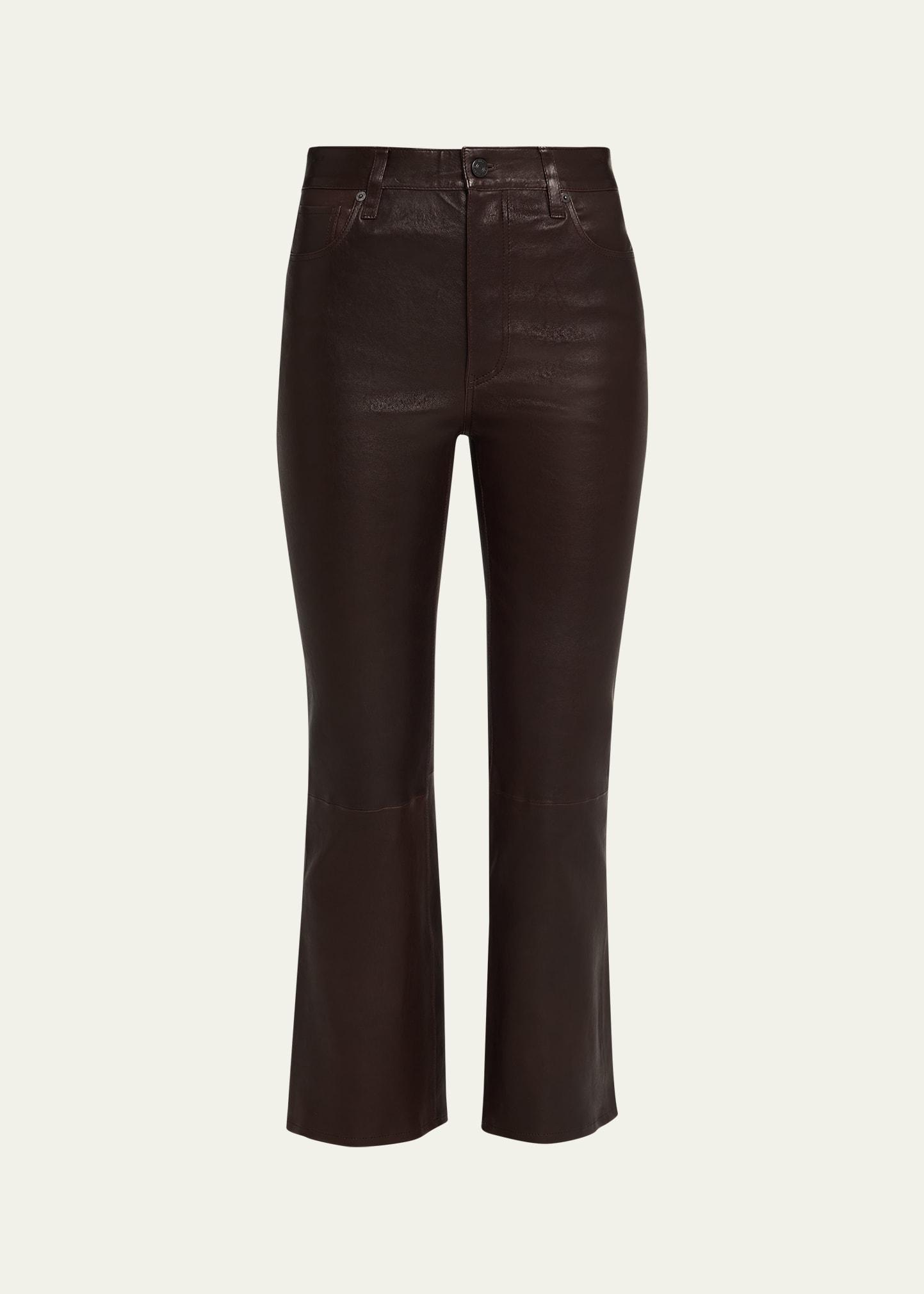 the leather reboot crop jeans