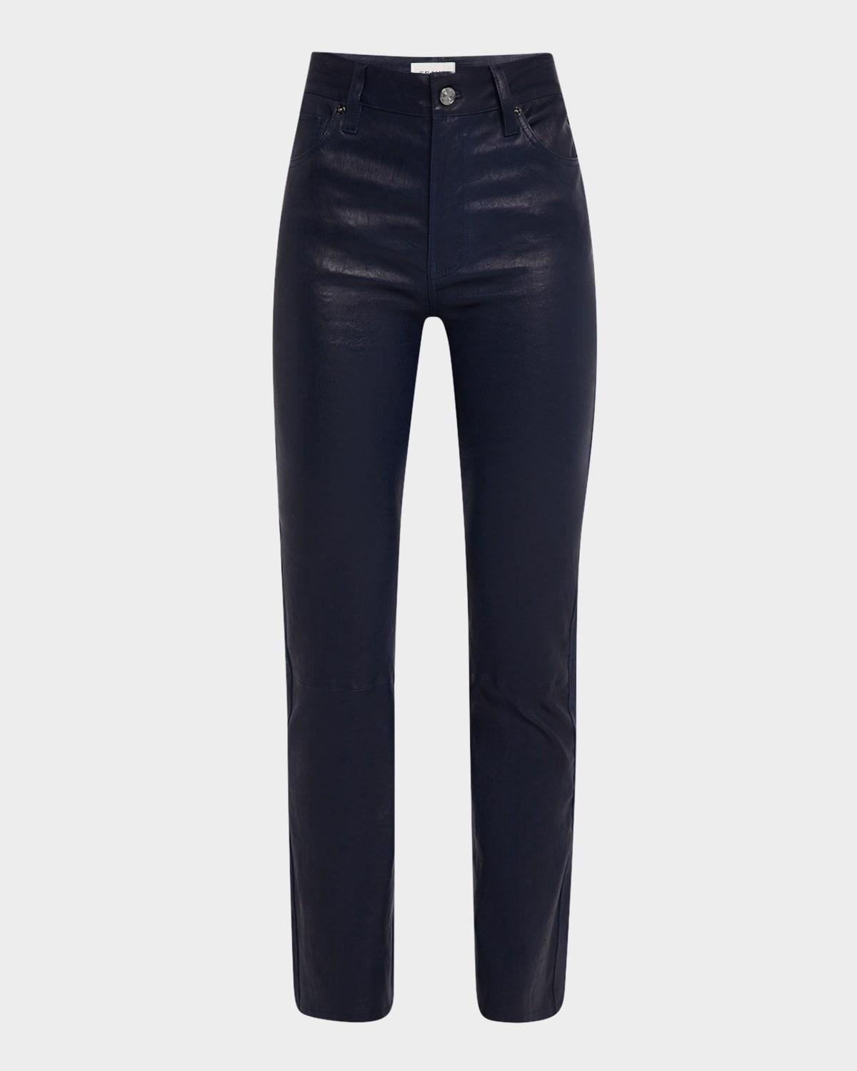 the leather reboot crop jeans