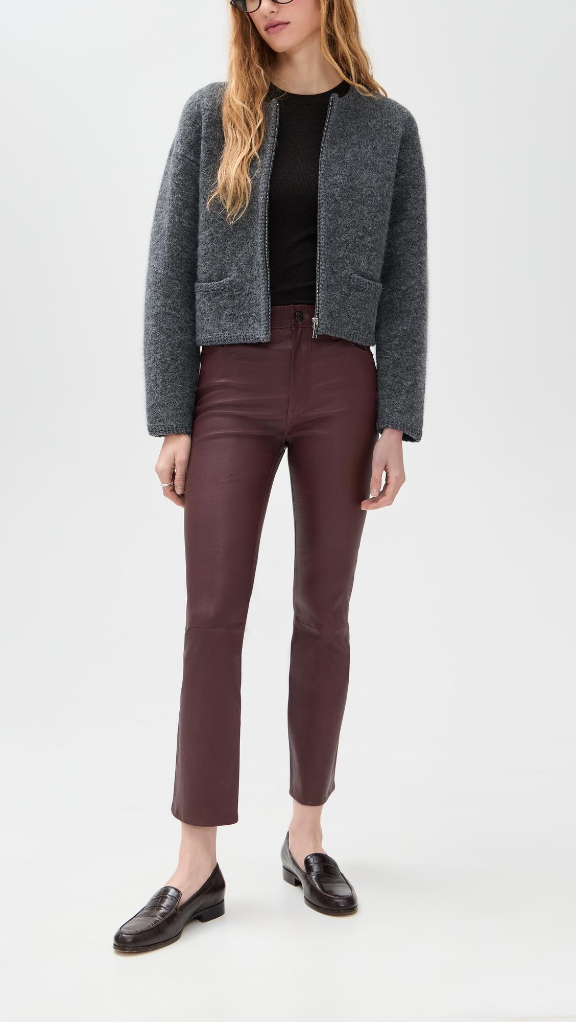 the leather reboot crop pants