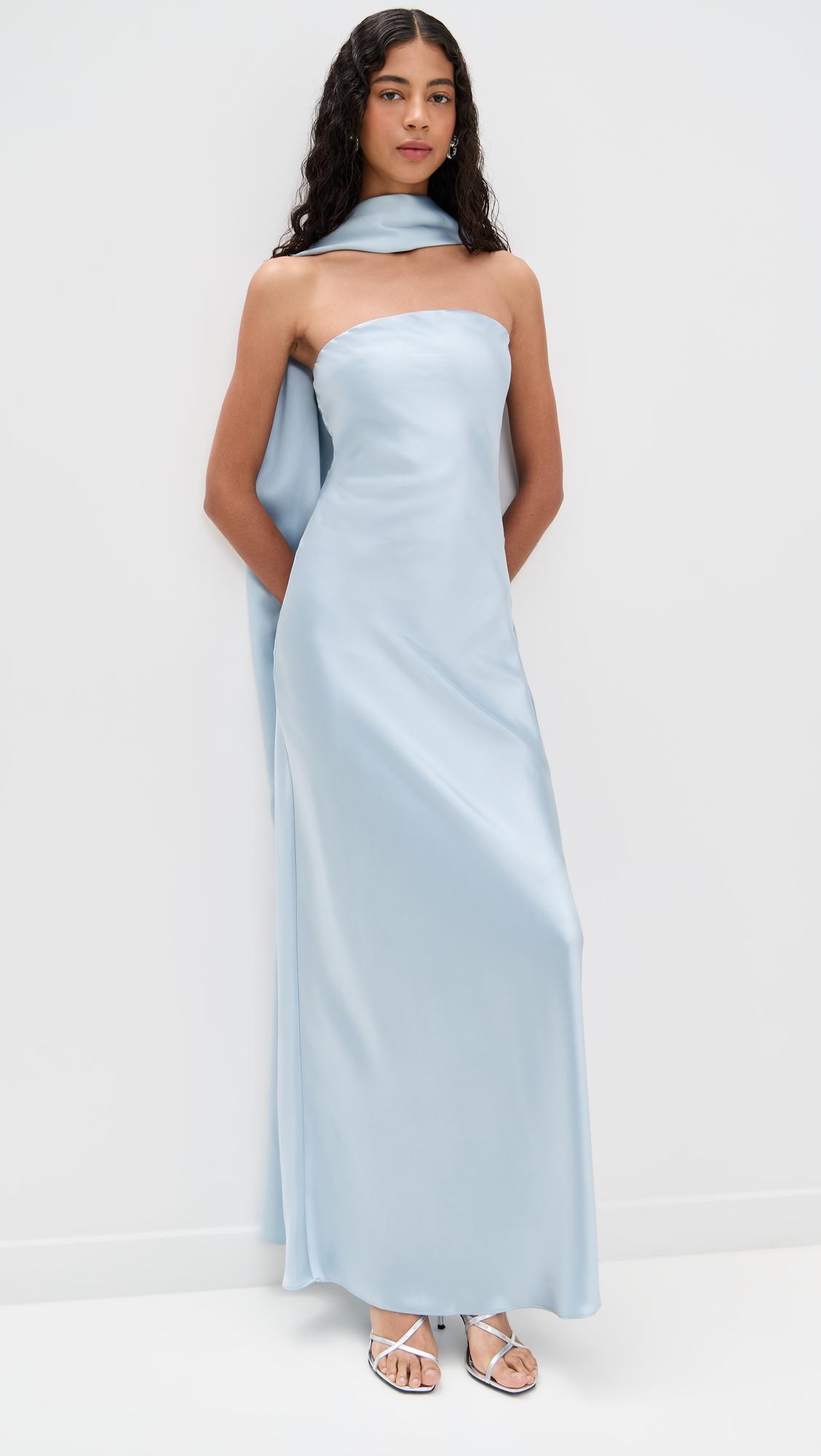the lilia satin dress