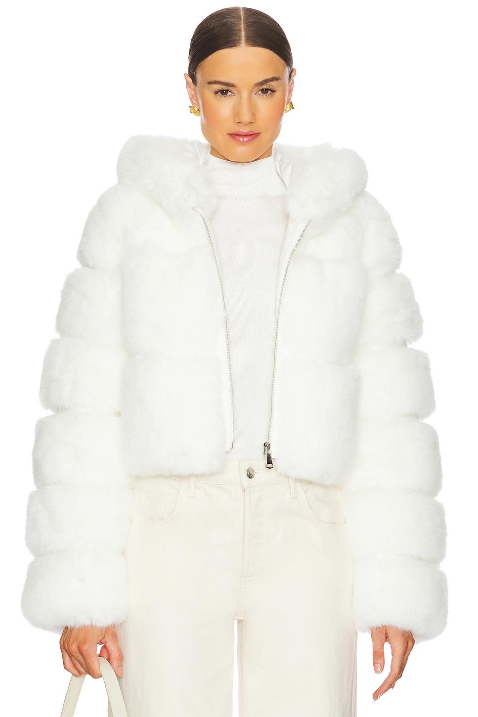 the lina faux fur jacket