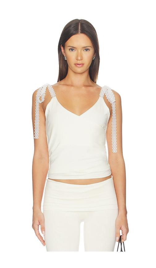 the line by k astro top in ivory.