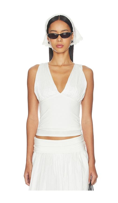 the line by k esai top in white.