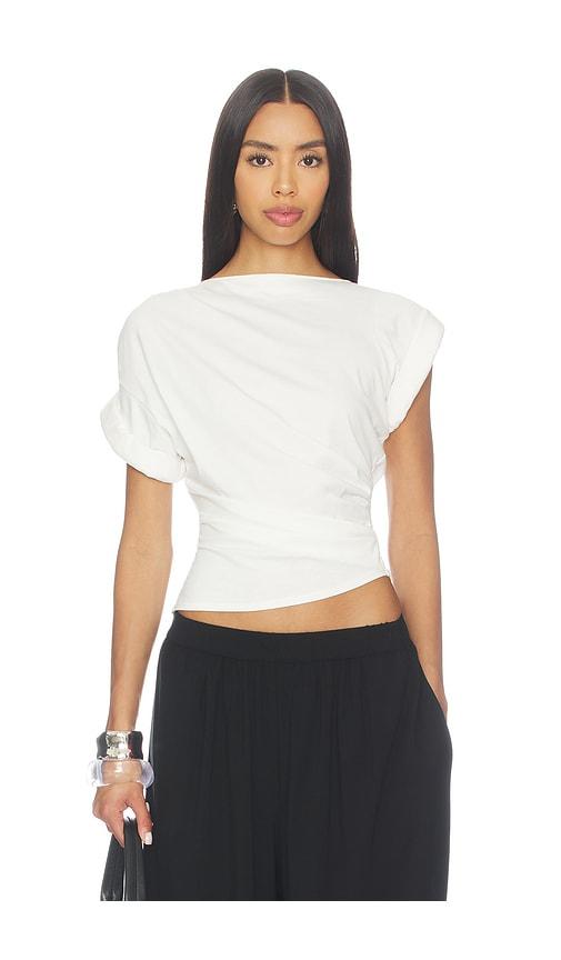the line by k francine t-shirt in white.