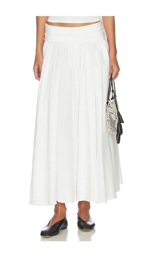 the line by k lowe skirt in white.