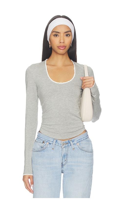 the line by k nero top in light grey.