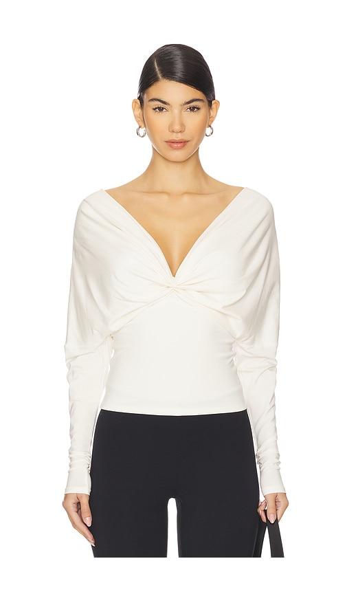 the line by k selvie top in cream.