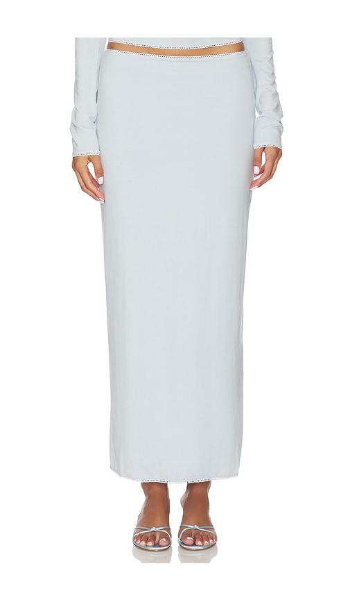 the line by k solene skirt in baby blue.