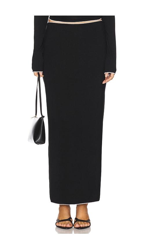 the line by k solene skirt in black.
