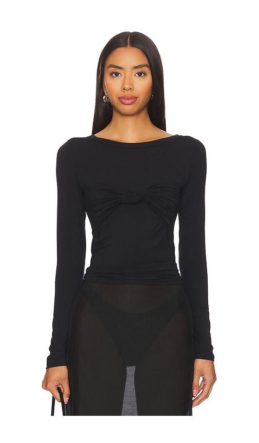 the line by k zoe top in black.