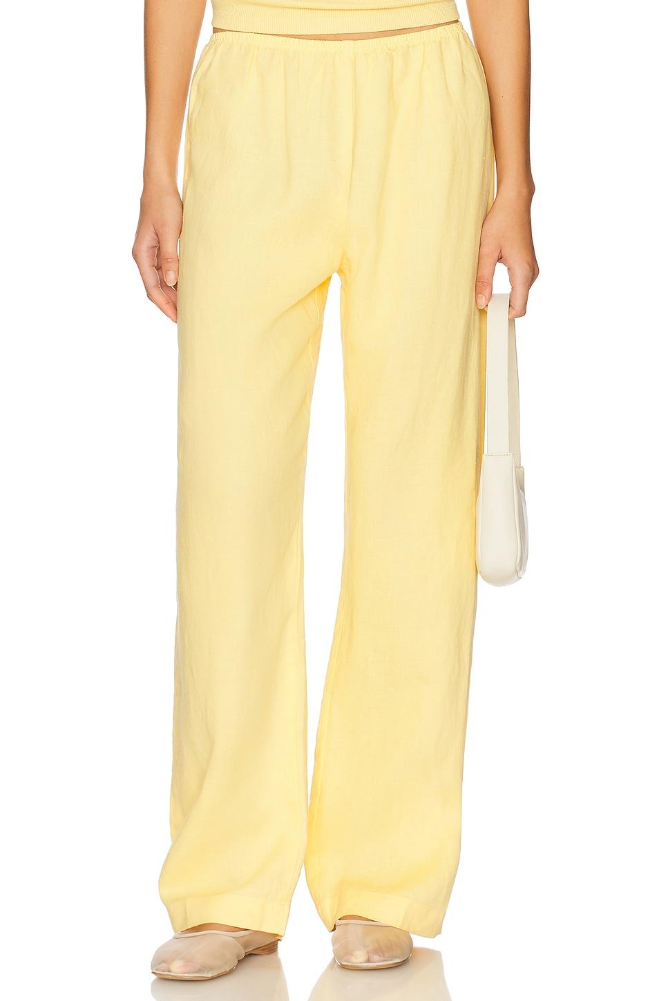 the linen simple pant