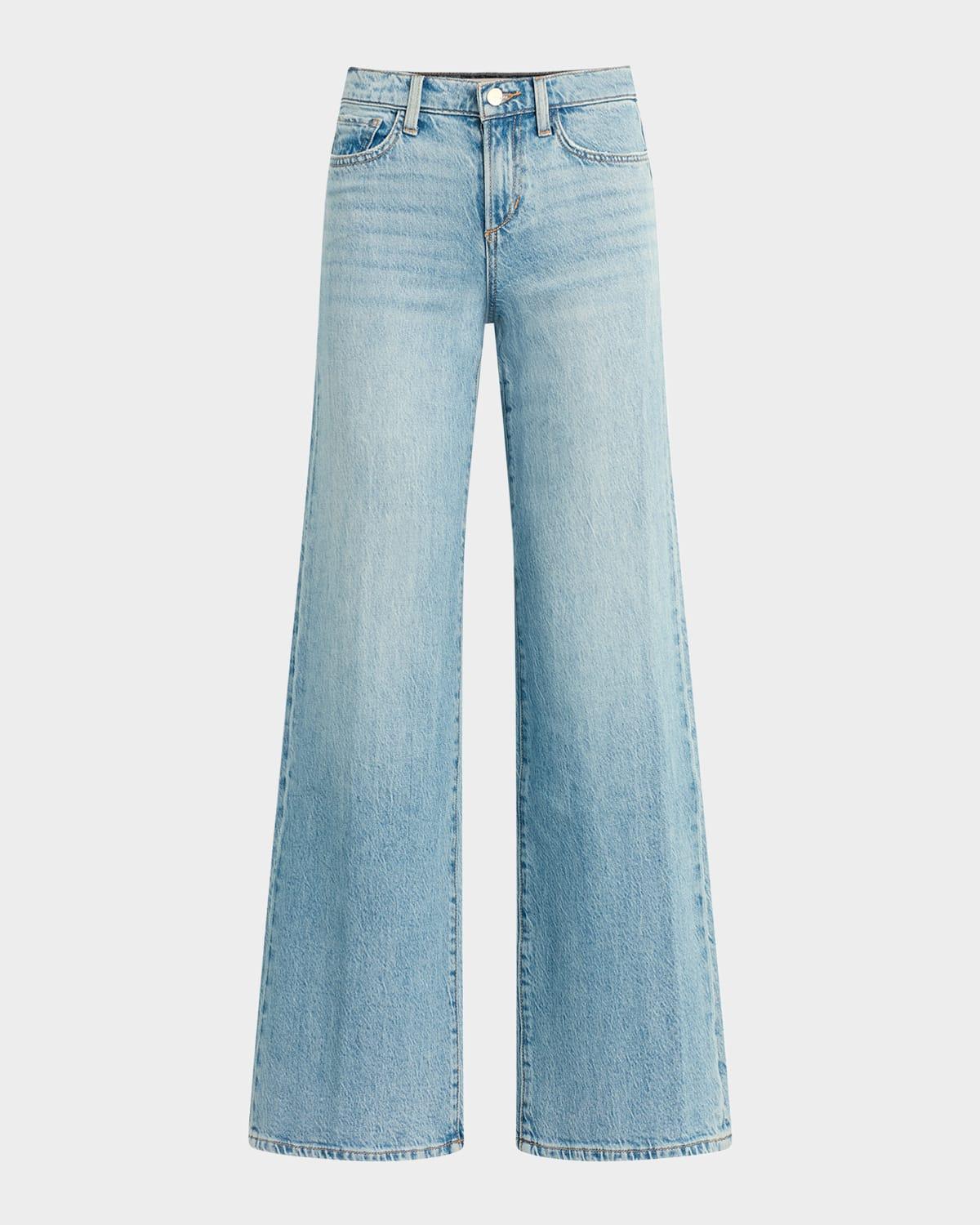 the lou lou low-rise wide-leg jeans
