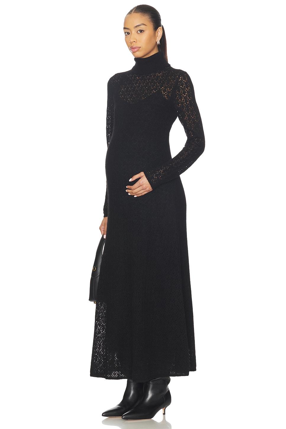 the luella knit pointelle dress