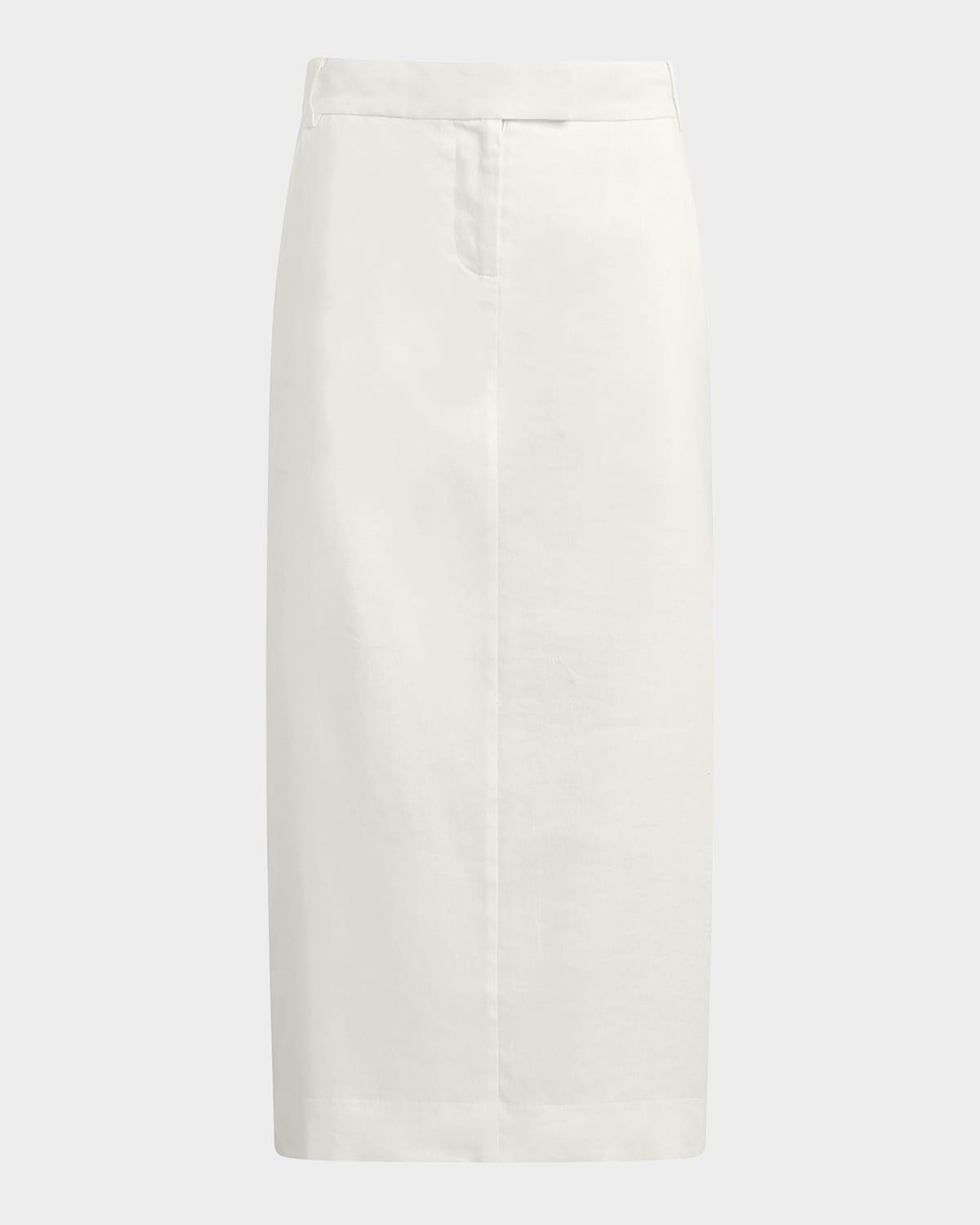 the maeve tailored midi skirt