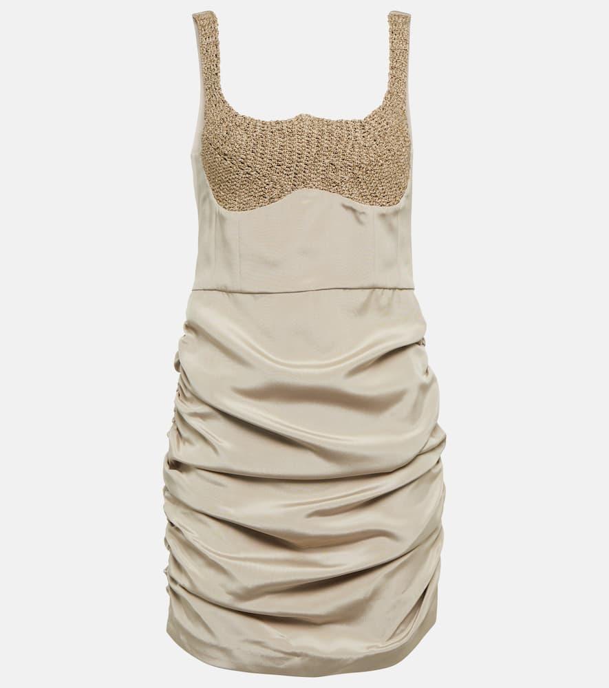 the mannei almeria ruched silk