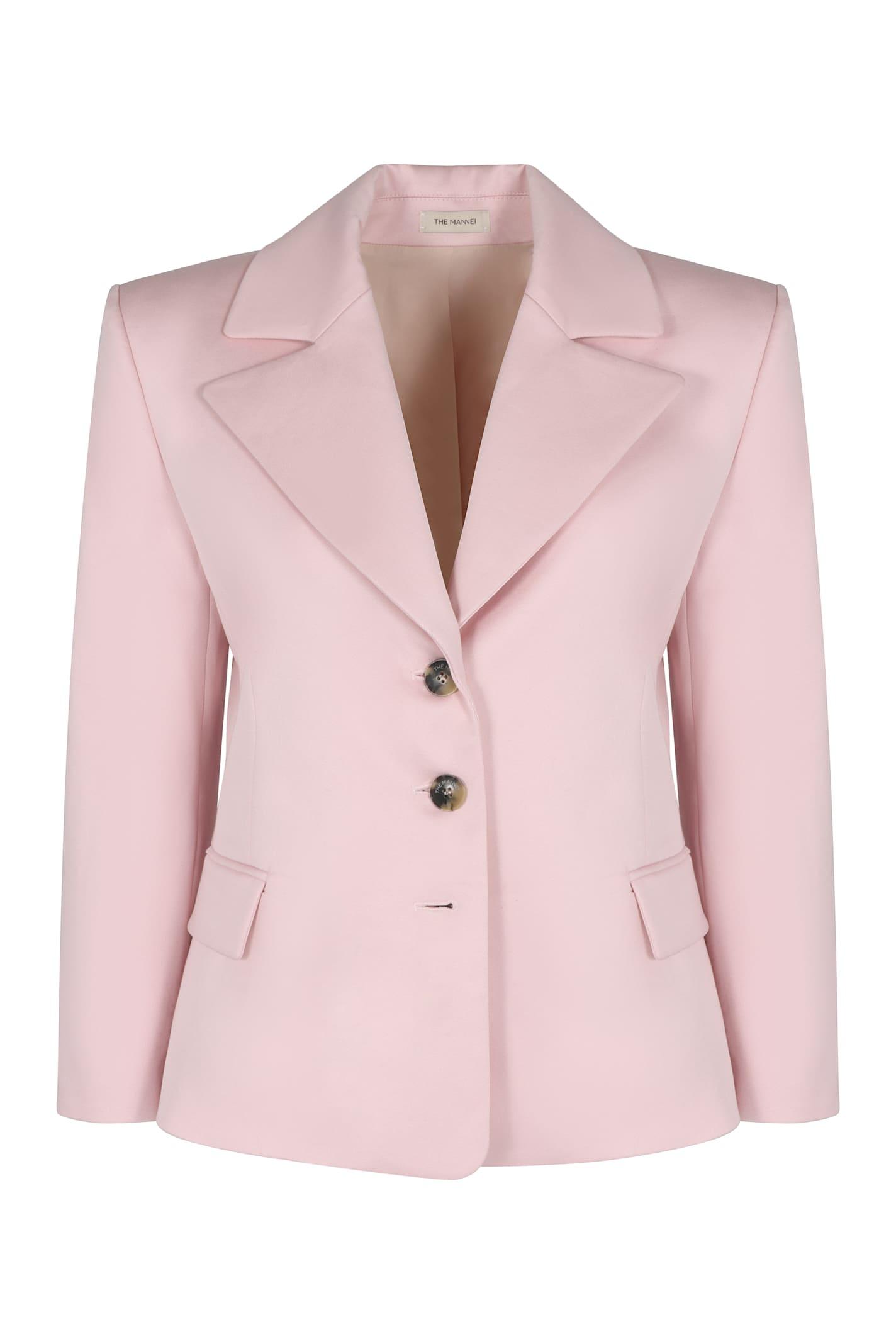 the mannei arda single-breasted three-button blazer