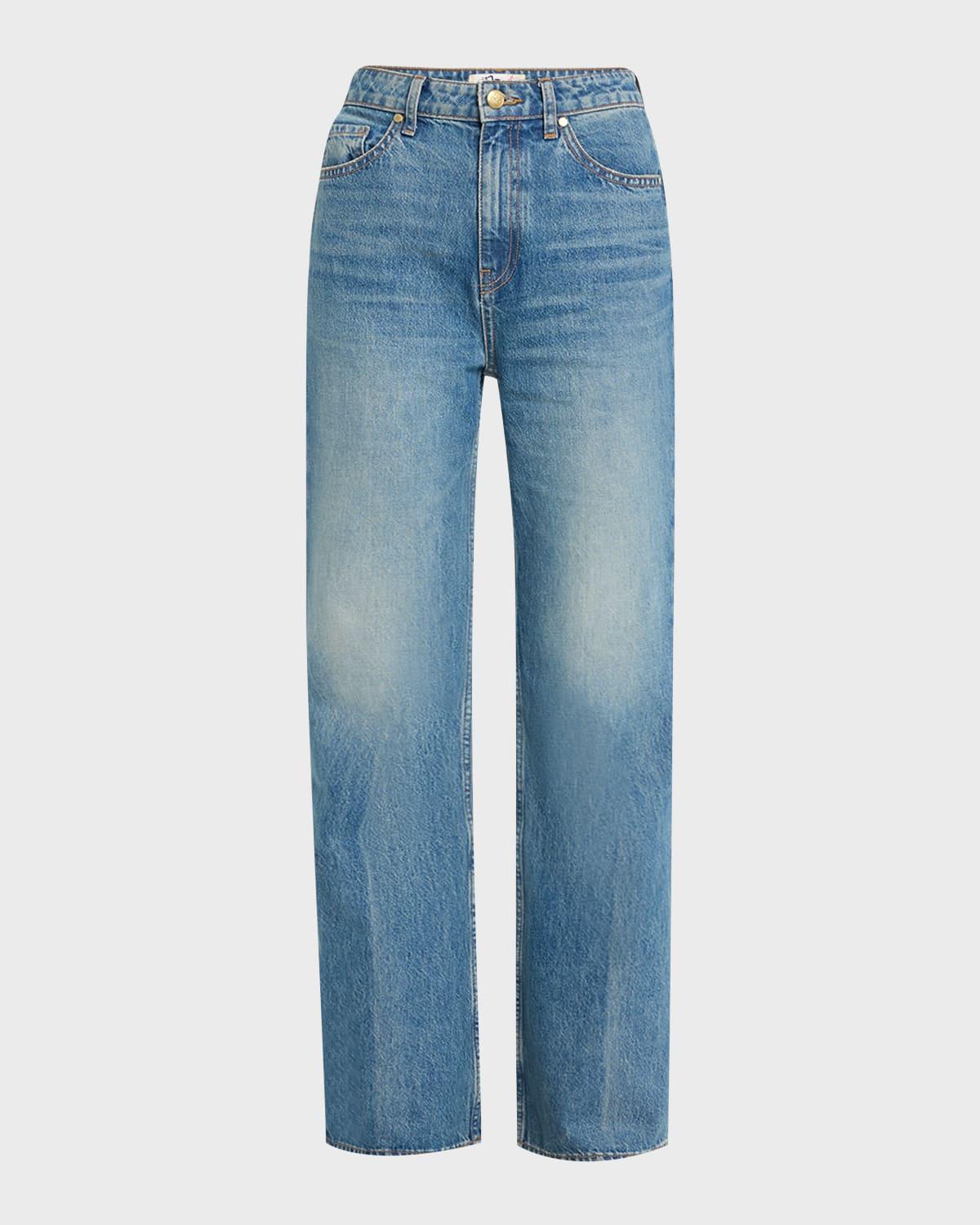 the martine straight-leg denim jeans