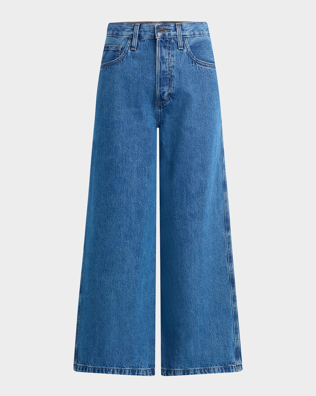 the masha super high-rise wide-leg cropped jeans