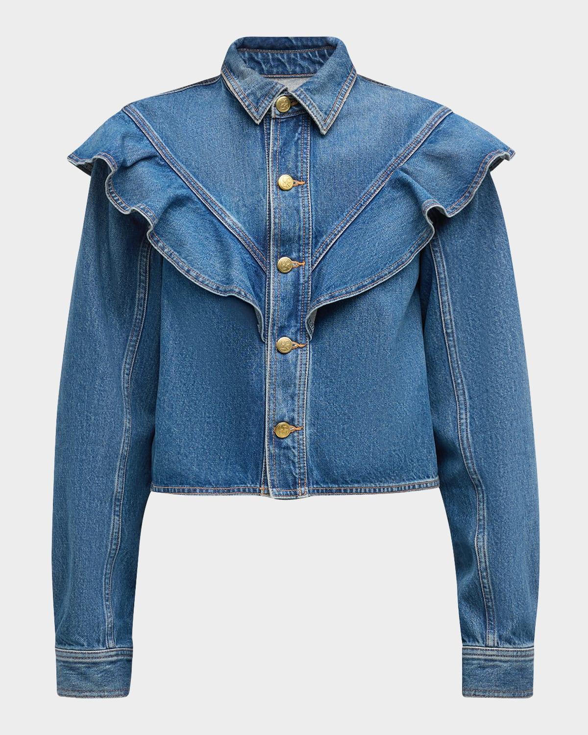 the mathilde denim shirt