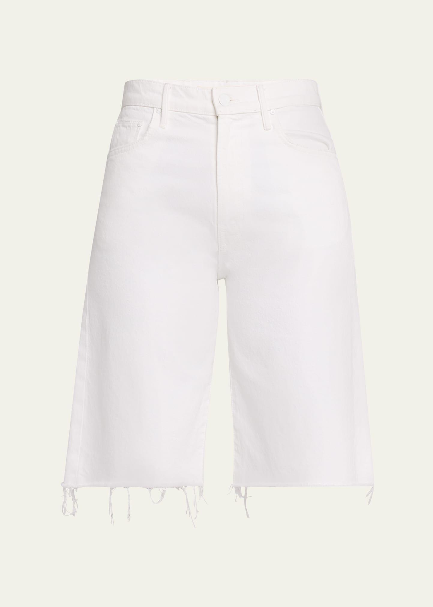 the maven bermuda fray denim shorts