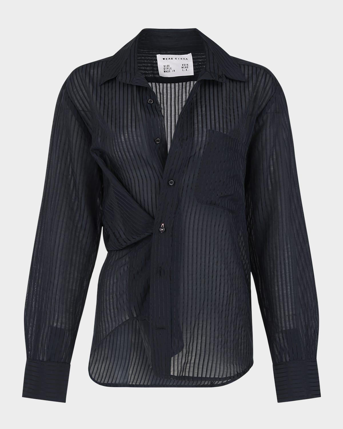 the mens button-front shirt