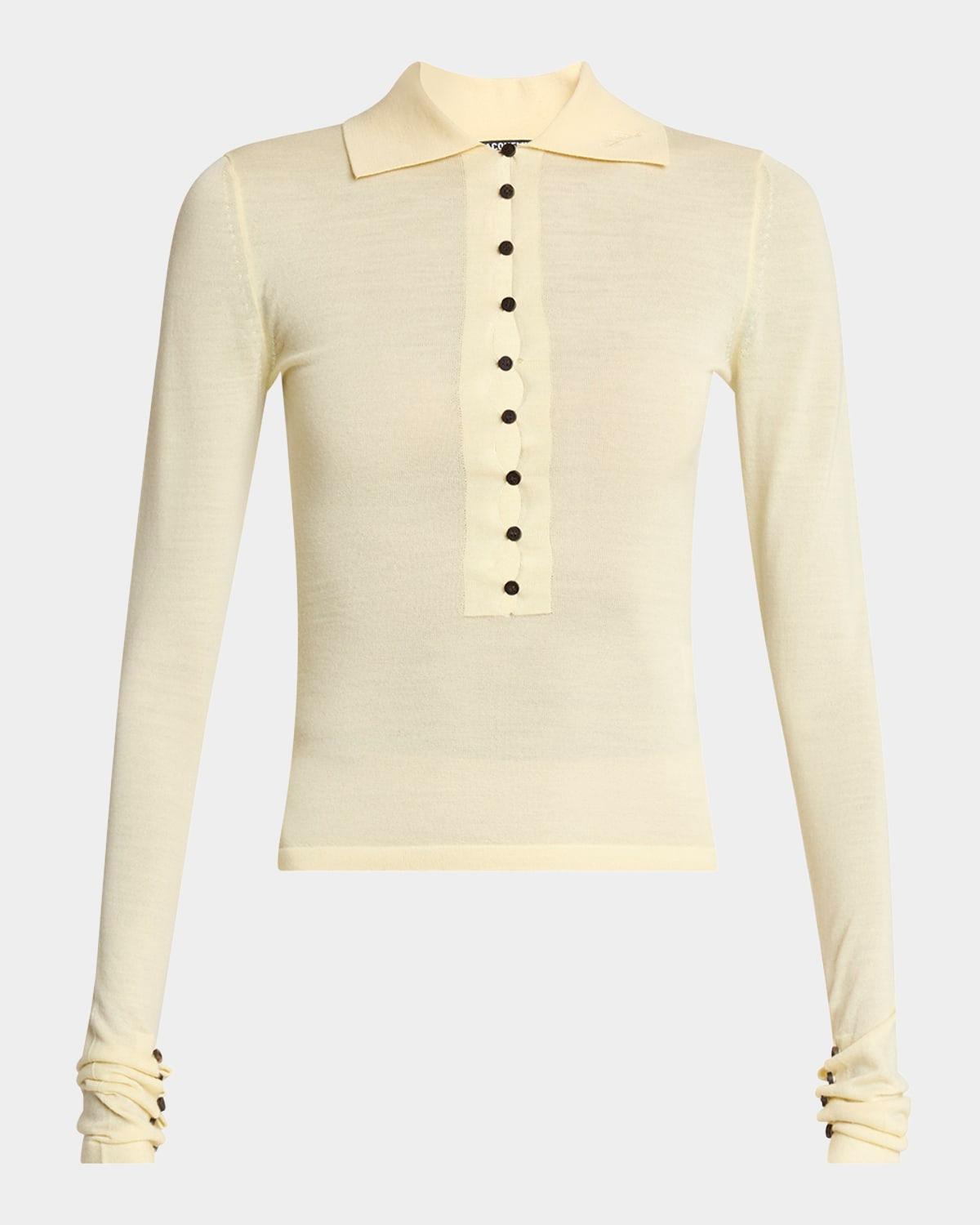 the merino polo top