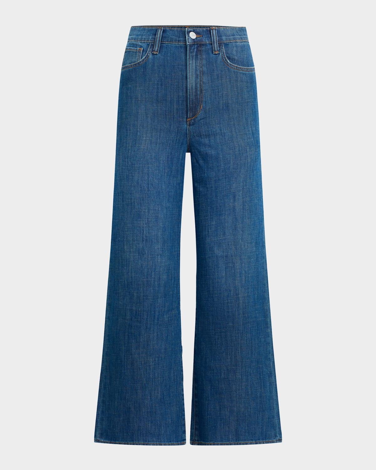 the mia wide-leg ankle jeans