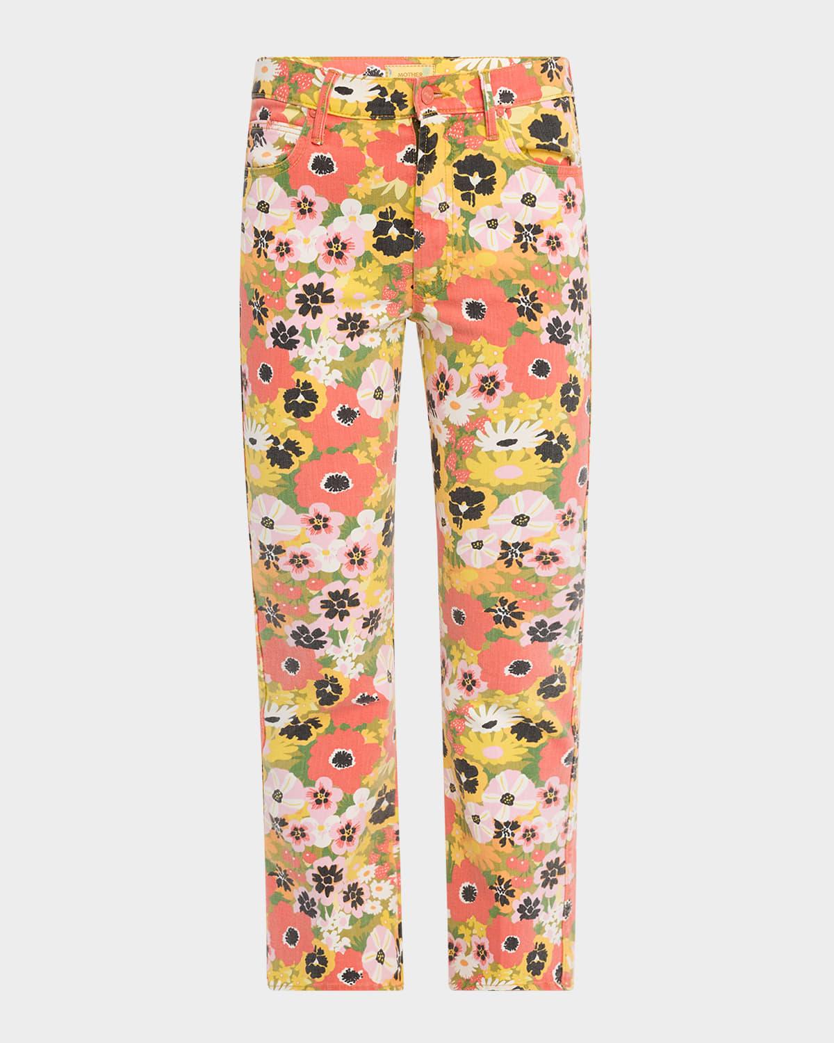 the mid-rise smokin' double flood jeans