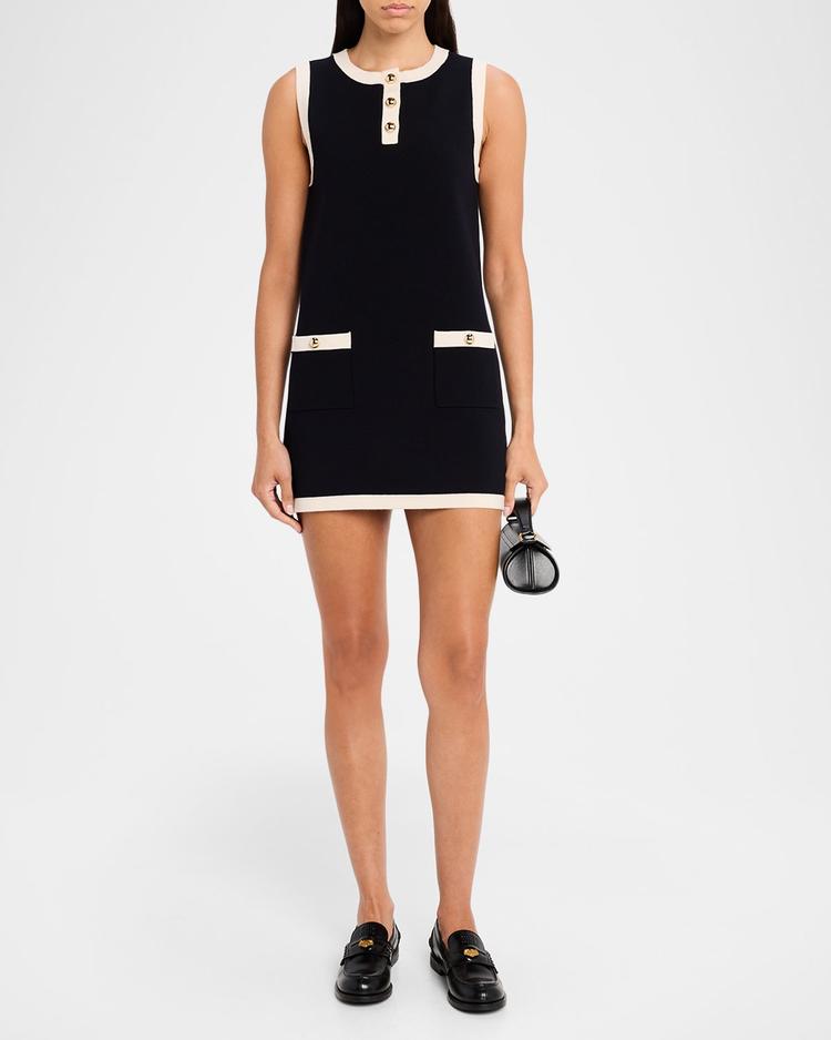 the mixed mini dress