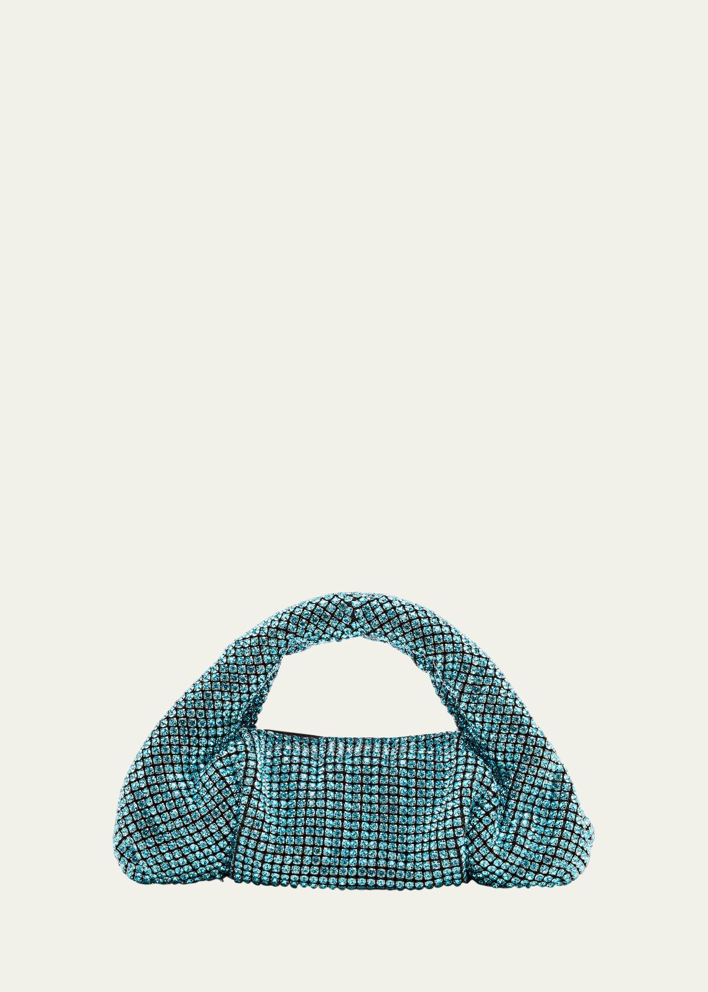 the moda mini shine crystal top-handle bag
