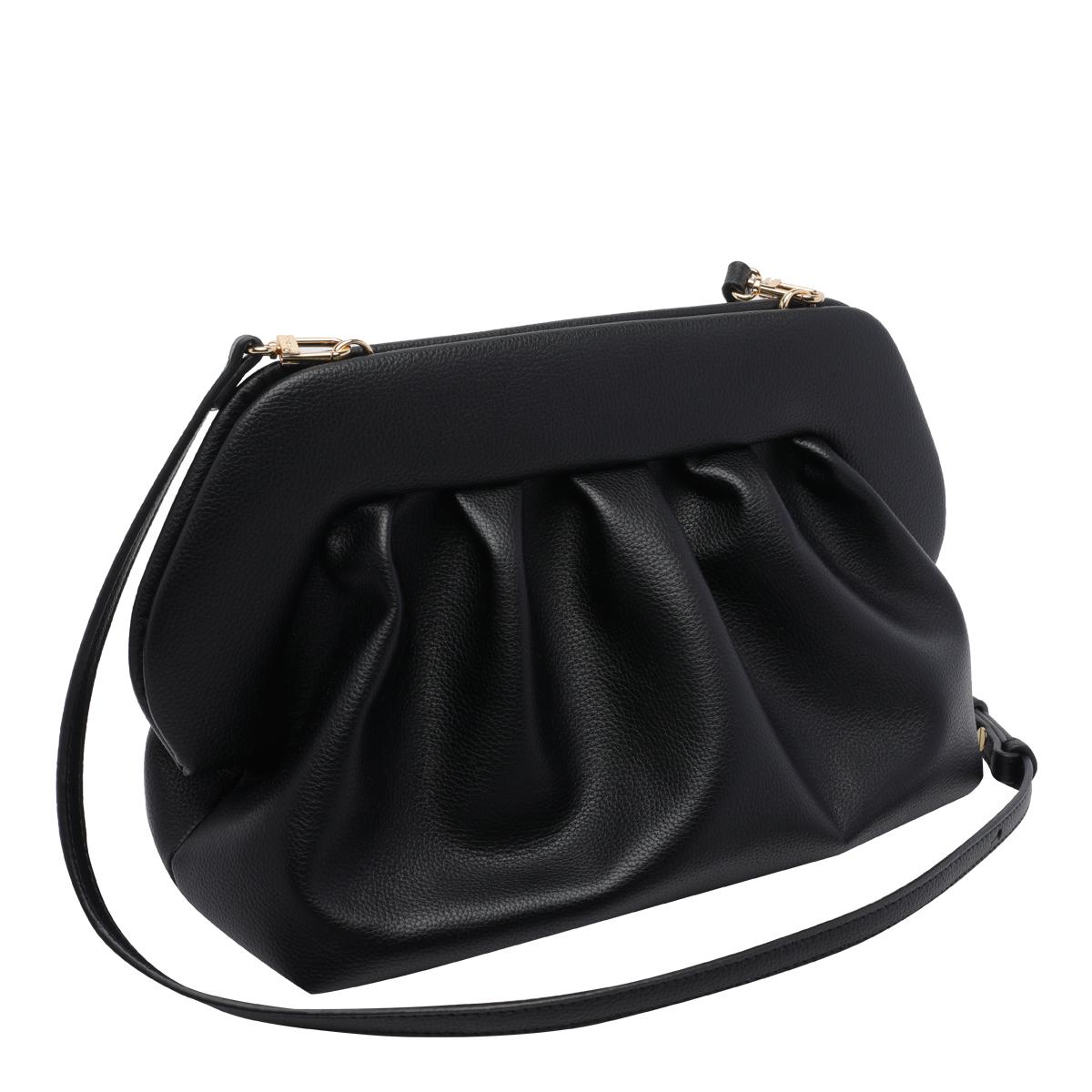 the moire' the moire bags black vegan fabric - women