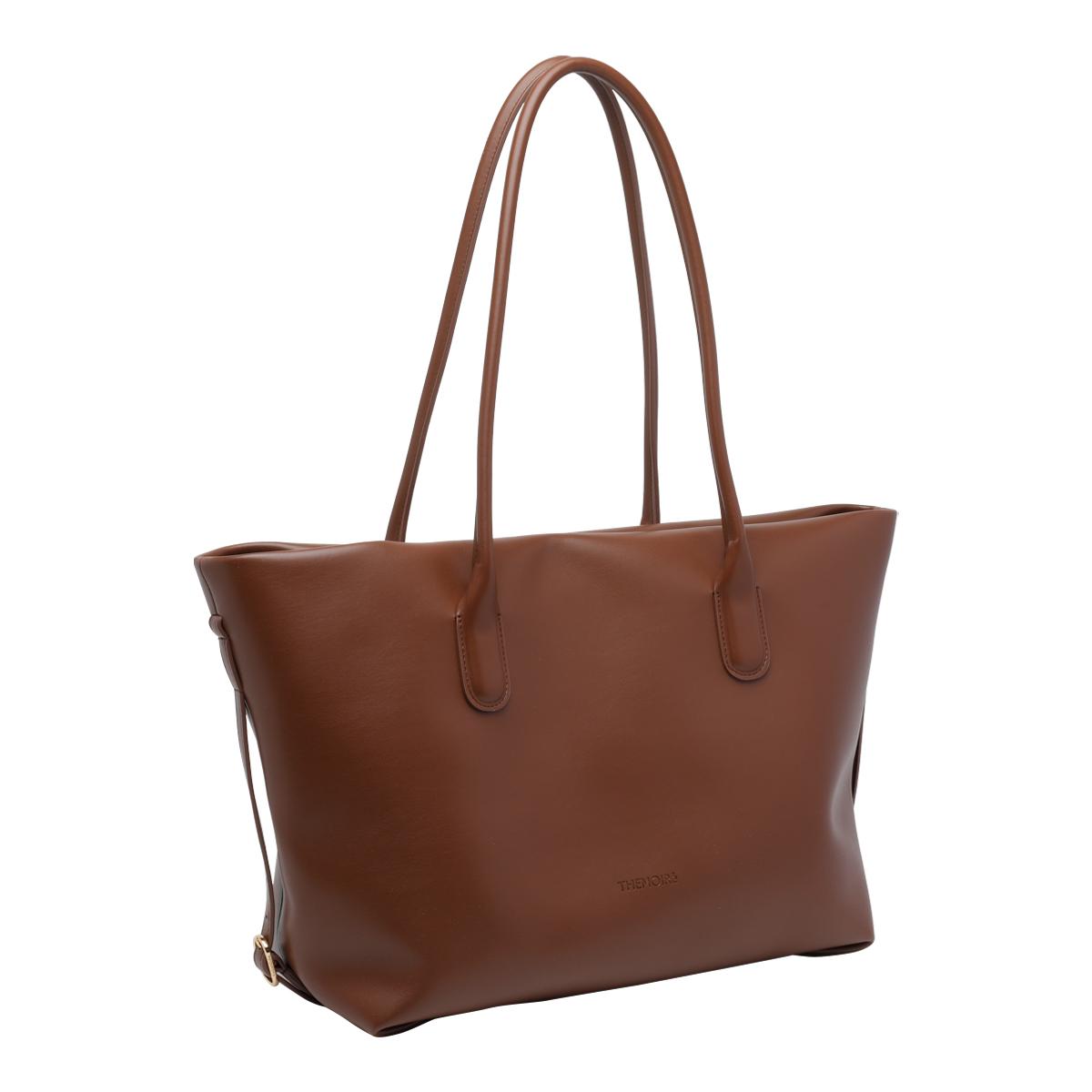 the moire' the moire bags brown vegan leather - women