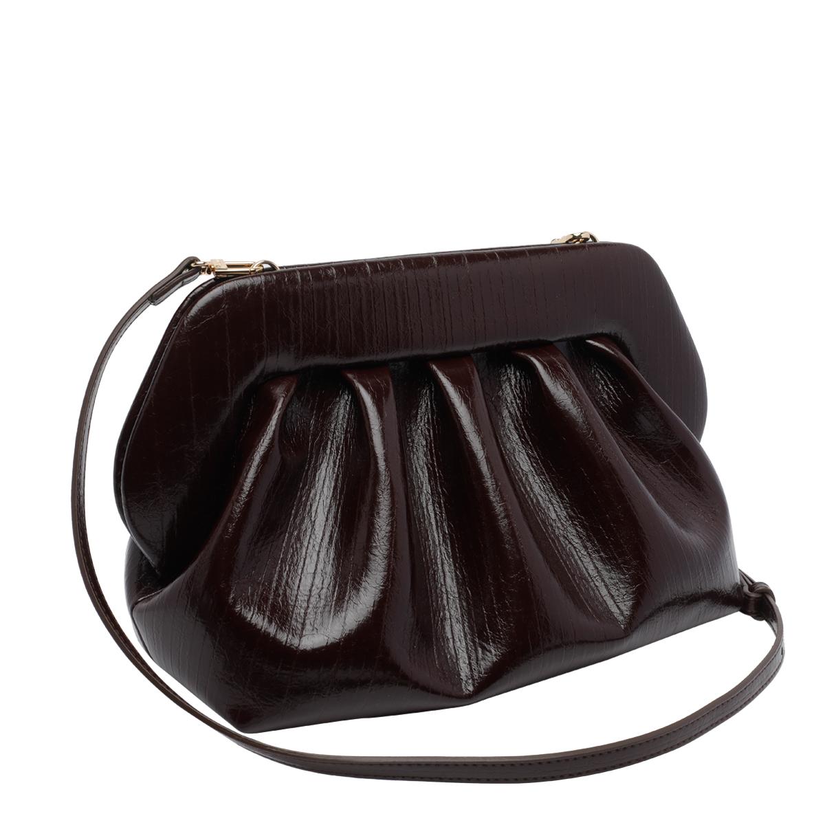 the moire' the moire bags brown vegan leather - women