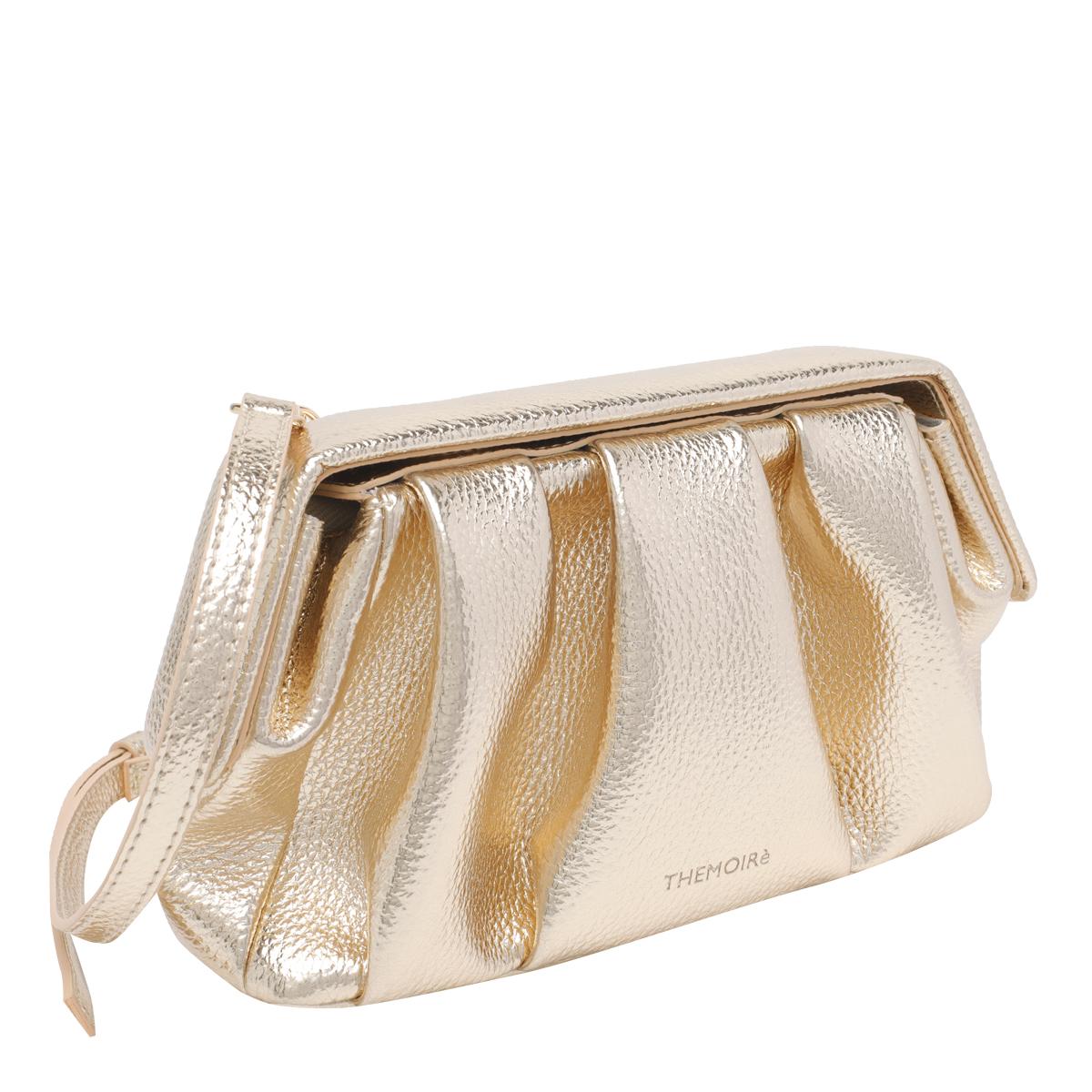 the moire' the moire bags golden vegan leather - women