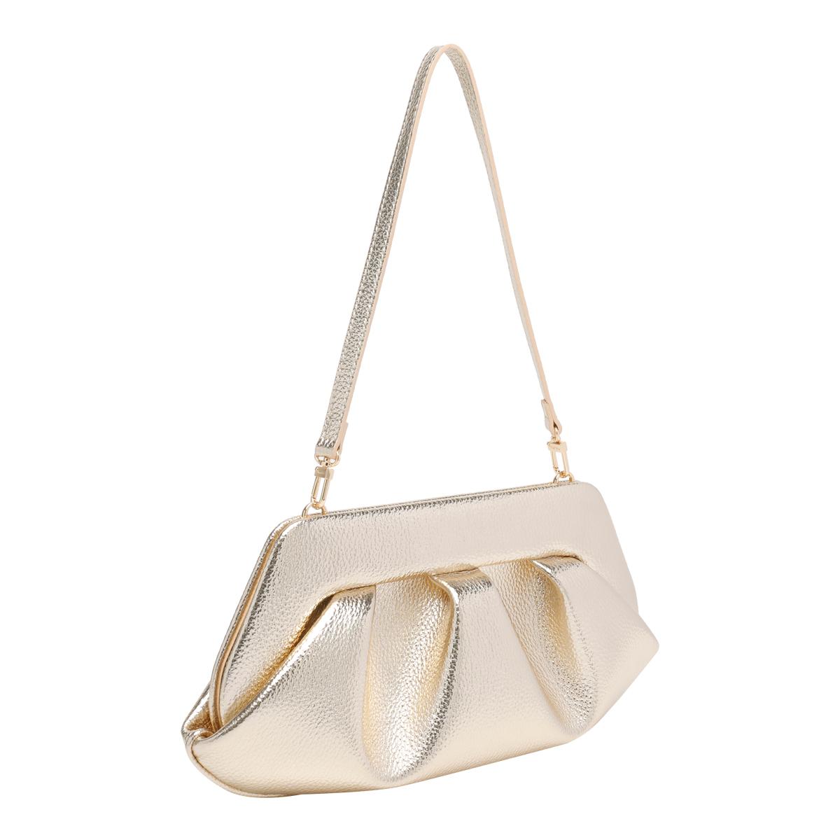 the moire' the moire bags golden vegan leather - women