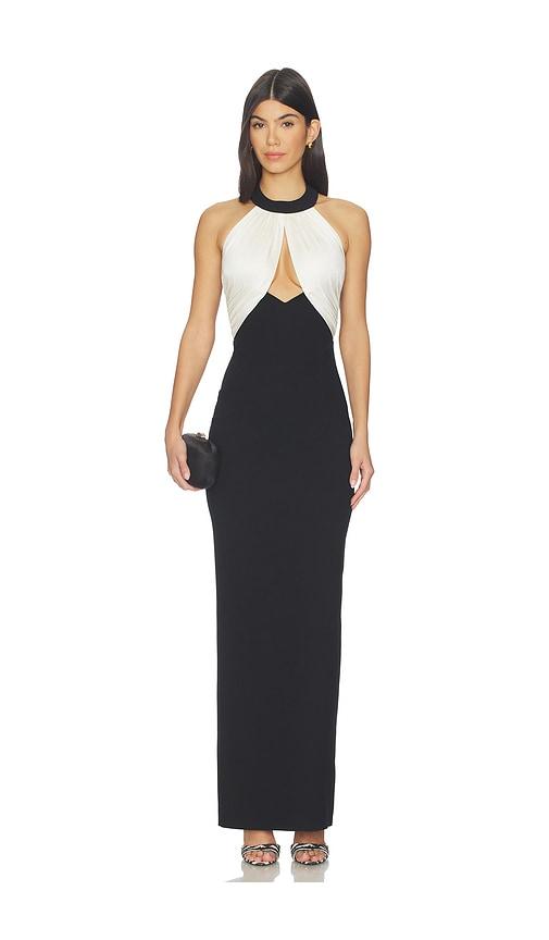 the new arrivals by ilkyaz ozel asena dress in black.