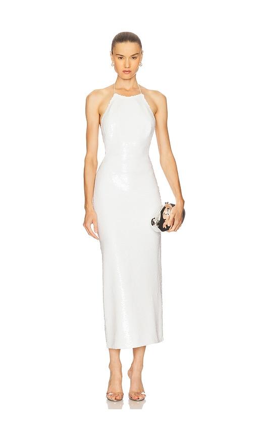 the new arrivals by ilkyaz ozel cindy dress in tube reuse in white.